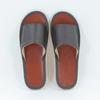 Novas Pantufas Antiderrapantes de Couro de Vaca para Primavera e Verão, para Casal, para Uso Interno, Sapatos de Casa, Pantufas de Bico Aberto, Atacado, Respiráveis