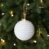 Accesorios de Bola Envueltos en Cuerda de Cáñamo de 8 cm Estilo Europeo y Americano de Nuevo Producto Transfronterizo Bola de Espuma Envuelto en Cuerda de Algodón Decoraciones Colgantes para Árbol de Navidad