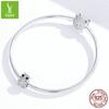 Ziyun - Pulsera de plata de ley 925 con diseño de búho, con cadena decorativa, con diseño de animales, galvanizada, BSC124