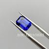 Aocai Baoshi Tila Method Cultivado Esmeralda Azul Real Corte Rectangular Facetado Zafiro 2*4-15*20mm Piedra Suelta