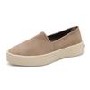 Verão Retrô Estilo High Street Juventude Sapatos de Couro Juventude Slip-On Tênis de Couro Genuíno Moda Masculina Casual Mocassins Preguiçosos