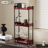 Estante de Almacenamiento de Escritorio Estante para Guardar Tazas Encimera de Mesa de Comedor Estación de Trabajo Vaso para Agua Taza de Café Juego de Té Mesa Soporte para Tazas Pequeñas