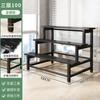 Estante para flores, estante de almacenamiento para balcón, soporte para maceta de flores carnosas de varias capas escalonadas, estante de hierro para flores, estante de pie para sala de estar