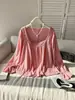 Exportación de Fábrica Fuente Talla Grande Ropa de Mujer Transfronteriza Holgada y Elegante Tallas Grandes Tops Venta de Liquidación Colección