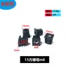 Tapa de Tuerca Cuadrada de Plástico Tapón de Rosca Tapa de Rueda Tapón para Agujero de Tornillo M5M6M8 Tapón de Sellado para Tubo de Acero Inoxidable Tapón Antideslizante Tapón