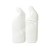 Botellas de plástico para limpiador de inodoros al por mayor de 500 ml, botellas vacías para limpiador de inodoros y desincrustante, botellas de embalaje especial para uso diario