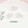 Moda Nuevo Dibujo Animado Papas Fritas Gato Kt Lindo Versátil Resina Accesorios DIY Hebilla para Zapato Clog Hebilla de Zapato Desmontable