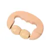 Em estoque massajador de corpo inteiro de madeira massajador de rolo manual de madeira conjunto de batida para meridiano da coluna cervical da perna