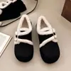 Zapatos Birkenstock Cómodos de Piel Sintética, Perezosos, Forrados, Cálidos, Modernos, Suela Gruesa 2026 para Mujer, sin Cordones, Versátiles, Zapatos de Algodón para Otoño/Invierno