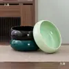 Vaso de Cerâmica Sem Furos para Plantas Hidropônicas em Vasos, Prato para Rabanete Verde e Suculentas, Vaso Grande para Narcisos, Vaso Grande para Flores Aquáticas de Mesa