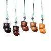 Sándalo Oso Volador Lindo Colgante Creativo para Teléfono Móvil Accesorio Llavero Regalo Artesanías de Talla de Madera