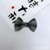 Accesorios de Pajarita a Cuadros Rojos y Negros Suministros para Mascotas Materiales para Ropa de Muñecas DIY Accesorios de Joyería Al por Mayor