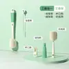 Escova de garrafa de silicone MISUTA, uma escova de garrafa multifuncional 3 em 1 destacável, escova de copo e escova de limpeza de borda
