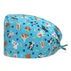 Gorra de Trabajo Transpirable de Algodón Puro, Gorro Médico tipo Cúpula, Gorro Quirúrgico, Gorra sin Visera, Turbante