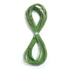 Corda redonda de couro genuíno camada superior de couro corda redonda corda chata cor natural diy artesanato em couro feito à mão materiais acessórios para pulseira joias