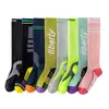 Calcetines deportivos de compresión sin costuras para niños, calcetines de compresión muscular largos para fitness, correr, saltar la cuerda, calcetines elásticos para pantorrillas de yoga