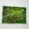 Parede de Plantas Parede de Fundo de Plantas Verdes Decoração de Parede Interna Varanda Cabeça de Porta Tridimensional Gramado Artificial Biônico