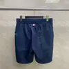Shorts de Rede Verão Novo Bolso Duplo Lateral Unissex Casual Confortável Versátil Comprimento no Joelho