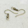 Venta al por mayor directa de fábrica electroplateado plata aretes de gancho para la oreja joyería para la oreja oro rosa hecho a mano diy accesorios de joyería gancho para la oreja