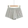 Shorts Listrados de Cintura Alta da Moda para o Verão, Nova Moda Versátil Solto Slim Casual Esportivo