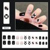 Manicura Uñas Postizas Dulce Cool Estilo Oscuro Douyin Celebridad de Internet Calcomanías para Uñas Uñas Postizas de Alta Gama Venta al por Mayor