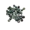 Cuentas sueltas de jade ágata de hierba acuática cuentas redondas sueltas pulsera diy collar cuentas tejidas calcedonia cuentas sueltas accesorios cuentas