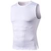 Chaleco deportivo ajustado para hombre, de cuello redondo, elástico, de secado rápido, para correr, 01106