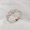 Pulsera de moda de personalidad simple corriente de primavera Diamante Perla pulsera abierta celebridad de Internet pulsera de diseño de moda europea y americana