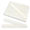 Arquivo de unha descartável Arquivo de madeira especial para ferramentas de unha Tira de polimento de unhas branco Tira de polimento Manicure Esfregando tira