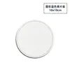 Alfombrilla cuadrada para taza de té de cuero en stock transfronteriza se puede fijar logo de empresa hilo de coser con borde aceitado alfombrilla redonda para taza de cuero pu