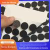 Junta de silicone redonda almofada adesiva de um lado autoadesivo suporte para tablet de celular silicone almofada antiderrapante anel de vedação de silicone