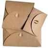 Estilo Europeo Retro Hebilla de Amor Sobre de Papel Kraft DIY Creativo Corazón Hebilla de Corazón Decoración Sobre Romántico para Carta de Amor