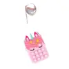 Oferta especial: Bolsa de Brinquedo Anti-Estresse Exterminador de Ratos, Carteira de Silicone Unicórnio da Moda, Mini Bolsa Transversal Fofa