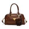Bolso de Boliche Simple y Portátil a la Moda para Mujer 2024 Otoño Nuevo Bandolera Bolso de Mujer Gran Capacidad para Desplazamiento Bolso de Hombro