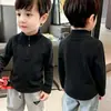 Sudadera unisex con media cremallera, nuevo estilo 2026, cuello medio alto para niños, manga larga, estilo coreano, colección primavera/otoño, top para niños