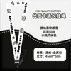 Portatarjetas de Dibujos Animados Lindos para Estudiantes, Estuche Deslizante de Tarjeta de ABS, Tarjeta de Campus, Tarjeta de Comedor, Identificador, Tarjeta de Control de Acceso, Funda Protectora para Tarjeta de Identificación de Fábrica con Cordón