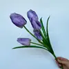 5 capullos de tulipán flor artificial boda boda decoración del hogar accesorios flor artificial tulipán artificial flor falsa