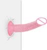 Cotovelo Mini Pênis de Cristal Comércio Exterior Ponta do Dedo Otário Pênis Simulação Vibrador Feminino Manual Masturbador Vara
