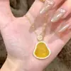 Nuevo Collar de Buda Maitreya Sonriente Estilo Chino para Mujer, Estilo Vintage, Alta Calidad, Lujo Ligero, Diseño de Nicho, Cadena Ligera de Lujo para Clavícula