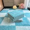 Tapete de pelúcia de cabeceira, quarto, pavimentação completa, costura, espuma, tapete de chão, cortável, quarto de menina, tapete de tatame, casa