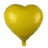 Distribuição atacado multicolorido 18 polegadas formato de coração balão de alumínio balão de folha de alumínio decoração de local de festa festival casamento