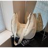 Bolsa de Lona Transfronteriza para Mujer, Gran Capacidad, Nuevo Modelo 2026, Estilo de Nicho, Bolso de Hombro Cruzado de Verano, Versátil Bolso Dumpling para el Trabajo