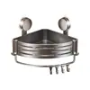 Estante de Almacenamiento para Baño con Ventosa para Montar en la Pared, para Esquina de Baño, Inodoro, Tocador, Almacenamiento en Pared, No Requiere Taladrar