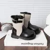 Nuevas botas de caballero estilo retro británico con hebilla 2026 para niñas, botas de media caña para otoño e invierno, versátiles botas estilo Martin con bloques de color