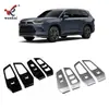 Adecuado para 24 Toyota Grand Highlander Decoración de Placa de Decoración para Interruptor de Elevalunas de Vidrio Modificado