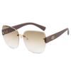 Gafas de Sol de Nuevo Estilo 2025 para Mujer, Gafas de Sol para Conducir de Estilo Ins de Celebridad de Internet de Alta Gama, Montura Grande, Gafas para Afinar el Rostro Redondo
