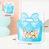 Bolsa de Empaque de Paleta para Niños de Jardín de Infancia Bolsa de Regalo de Dulces para Snacks Bolsita Colorida con Lazo Bolsa de Plástico