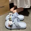 Sandálias Mary Jane Exclusivas para Meninas Doces Mulheres Verão Versátil Uso Diário Praia Calçados com Furos Chinelos EVA de Bico Fechado