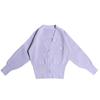 Explosiones Suéter Cardigan JK Ins Top Universitario Suéter Tejido para Mujer Abrigo de Otoño Cuello en V Manga Larga Ropa de Abrigo