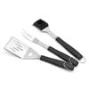 Venta caliente transfronteriza Herramientas para barbacoa Juego de asador de acero inoxidable Mango de plástico Combinación de asador Herramientas
